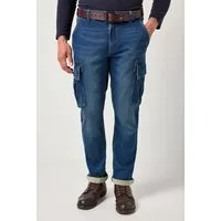 JP1880 5-Pocket-Jeans Cargojeans Denim FLEXNAMIC® Straight Fit