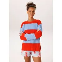 Aniston CASUAL Strickpullover im Colorblocking mit breiten Streifen