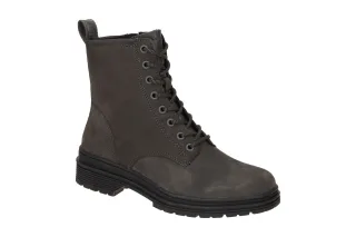 Tamaris 1-25230-41 Damen Stiefeletten dark grey Lace Up Boots Absatz 2cm