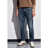 STREET ONE MEN Regular-fit-Jeans aus Baumwolle mit Stretchanteil