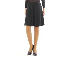 SYS Midirock Swing Rock Midi Falten-Rock Gummibund hohe Taille maxi Midirock