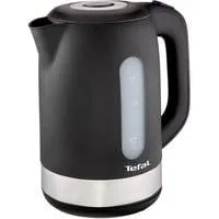 KO 3308, Wasserkocher edelstahl/schwarz, 1,7 Liter