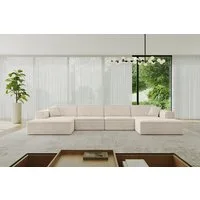 ALTDECOR Wohnlandschaft IREA-U2-v3, Sofa Praktische Bequeme Funktionsecke Couch U-Form Eckcouch, Corner Sofa U-Form Vielseitige Sofa Wohnlandschaft Wohnzimmer