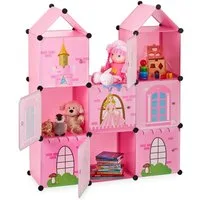relaxdays Steckregal Kinderzimmer als Schloss