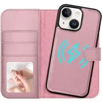 CoolGadget Handyhülle Magnet Book Case für Apple iPhone 14 Hülle + Klapphülle 6,1 Zoll, 2in1 abnehmbare magnetische RFID Schutzhülle Kartenfach Fotofenster