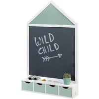 MUSTERKIND® Wandtafel Juncus, weiß/mint