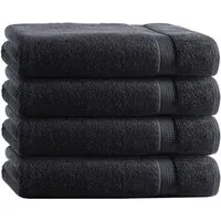 TRENDBUY24 Handtuch Set Handtücher Duschtücher Gästetücher Baumwolle Frottee Premium 4er Set, 100% Baumwolle (4-St), Duschtuch