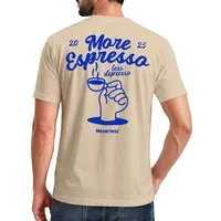 Neverless Print-Shirt Herren T-Shirt Backprint More Espresso Kaffeeliebhaber Grafikshirt mit Print