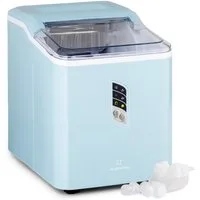 Klarstein Eiswürfelmaschine Albaron Eiswürfelbereiter, Bulleteis für Zuhause 12kg/Tag LCD Display 1,5 L Ice Maker