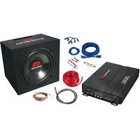 Renegade RBK1100XL Basspaket 1100 Watt Subwoofer 4-Kanal Verstärker 10 mm2 Endverstärker