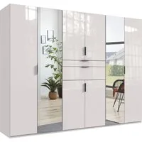 Wimex Drehtürenschrank Moldau Kleiderschrank mit Spiegel Schlafzimmerschrank Wähle deine Innenausstattung fertig konfiguriert im Schrank
