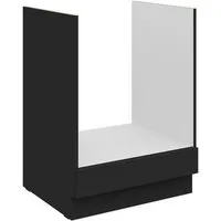 Küchen-Preisbombe Herdumbauschrank 60 cm Küche SIENA Schwarz Küchenzeile Küchenblock Einbauküche