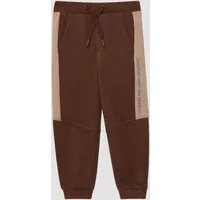 s.Oliver Jogginghose Leggings Joggpants mit Kontrast-Streifen und Print-Detail
