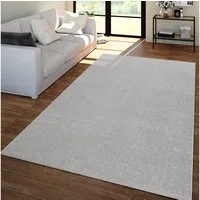 TT Home Teppich Diele, Esszimmer, Flur, Schlafzimmer, Wohnzimmer, Rechteckig, Höhe: 12 mm, Wohnzimmer Teppich Kurflor Unifarbendes Design Modern Und Zeitlos