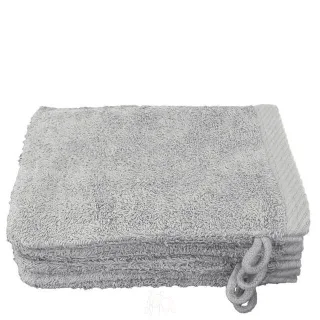 Lanudo? Waschhandschuh Pure Line 21x15 cm 4er Set Silber