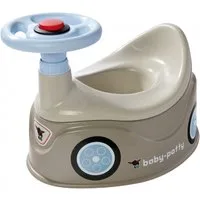 BIG Rutscherauto Big Baby Töpfchen Grau