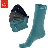 Bench. Sportsocken (Packung, 6-Paar) mit antibakterieller Feuchtigkeitsregulierung