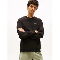 Tommy Jeans Sweatshirt TJM REG LINEAR CREW EXT mit Logostickerei