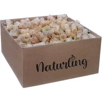 naturling Grillanzünder Holzwolle Anzünder gewachst, 5 kg, (400-St), natürliche Bio Anzündwolle für Kamin und Grill