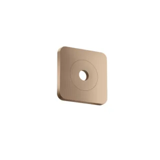 hansgrohe AXOR Citterio C Wandrosette 28801300 120/120 softsquare, Polished Red Gold