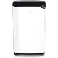 Brandson Luftentfeuchter Kompressor, 20L/24h, Raumentfeuchter, 40m², Automatik, Timer, Entfeuchtung 20 l/Tag, Tank 2.2 l, Ablaufschlauch, zum Wäschetrocknen, 2,2 l Tank, Defrost, mit Rollen