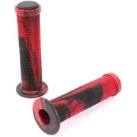 KHEbikes Fahrradlenkergriff BMX Griffe ACME 2TONE schwarz rot