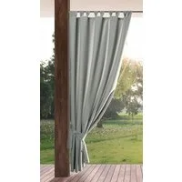 Eurofirany Outdoorvorhang GARDEN, wasserdichter Terrassenvorhang (1 St), Schlaufen, Lichtschutz, Polyester, für Pavillon, Pergola & Balkon, wetterfest, UV-Schutz