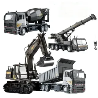 Ao Hai 3831E 3854E 3856E 3865E RTR 1/18 1/20 1/24 2.4G 8CH/12CH RC Car Alloy Excavator Crane Mixer Dump Flatbed Truck LE