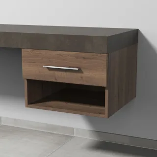Sanipa Anbau-/Solitärschrank 2morrow (G2352) 340x500x520 Eiche-Tabak, G235250 G235250