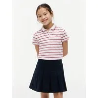 Tommy Hilfiger Poloshirt für Kinder bis 16 Jahre, Polokragen, gewellter Ärmelabschluss