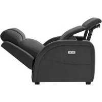 MCombo Relaxsessel M MCombo Zero-Gravity Relaxsessel mit Reset-Funktion 7042 (Dunkelgrau), 2-Motoren-Fernsehsessel Elektrisch Verstellbar