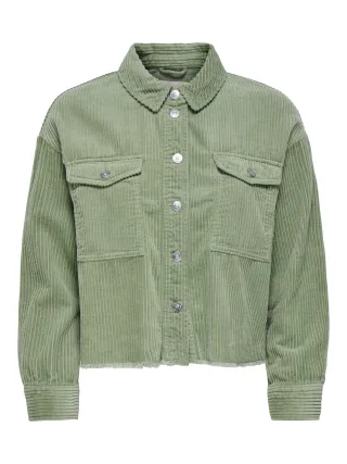 ONLY - ONLMARINA-ENY L/S CORD JACKET PNT NOOS Seagrass - Gr. - M