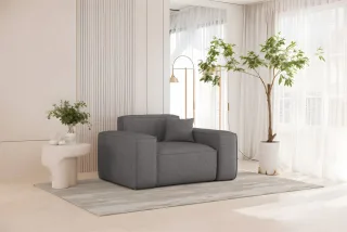 Sessel Designersessel CELES PREMIUM in Stoff Artico Grau