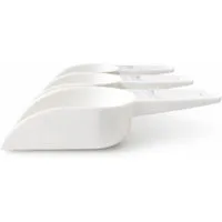 TUPPERWARE Küchenschaufel Mehlschaufeln (3) weiß