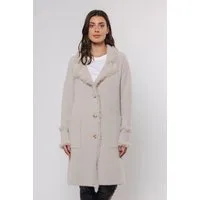 Rino & Pelle Longstrickjacke CATENA mit Fransendetails und Knöpfen