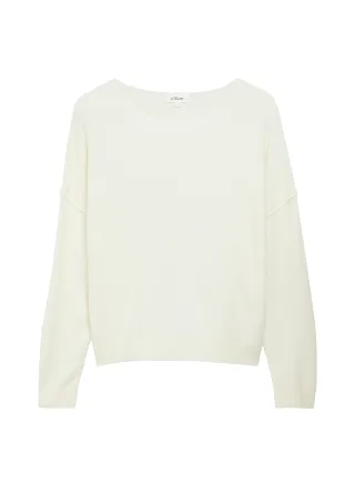 s.Oliver - Strickpullover beige - Gr. - S