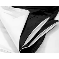 EraGreen Schutzplane 4m x 10m schwarz/weiße Premium Silofolie Abdeckplane (trittfest, UV-beständig), Extrem dehnbar, reißfest, UV-stabil