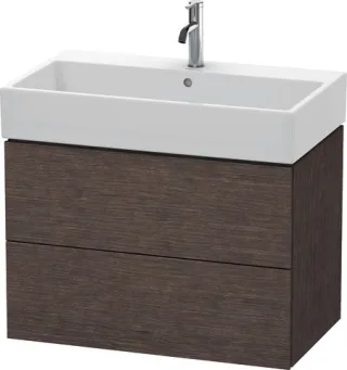 Duravit L-Cube Waschtischunterbau wandhängend Eiche dunkel gebürstet Matt 784x459x544 mm - LC6277072 LC627707272