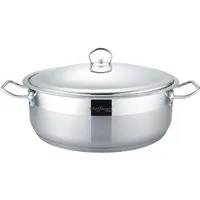 Cheffinger Topf-Set XXL Kochtopf Topf Ø40 Edelstahl mit Deckel 16L Induktion Cheffinger, Material: Edelstahl