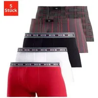 H.I.S Hipster (Packung, 5-St) knapp sitzende Boxershorts aus Baumwoll-Stretch