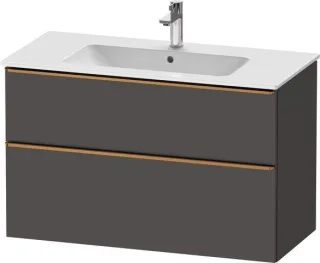 Duravit D-Neo Waschtischunterbau wandhängend Graphit Matt 1010x462x625 mm - DE4363004490000 DE4363004490000