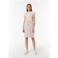comma Minikleid Kleid Ärmelloses Jerseykleid mit Tunnelzug