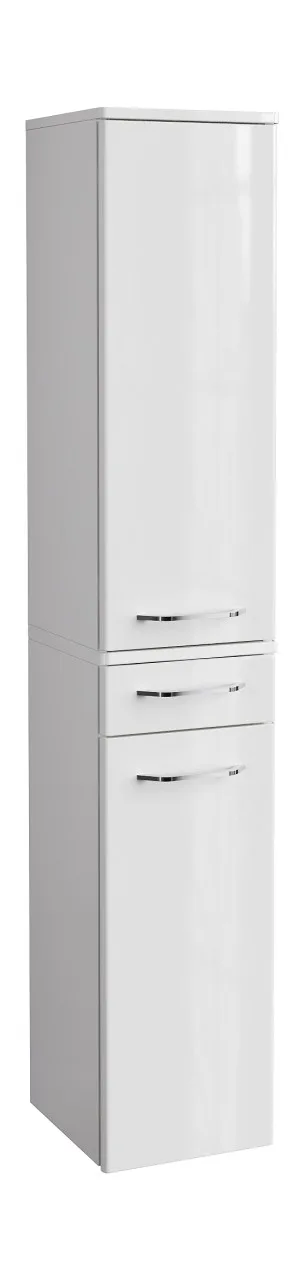 Fackelmann MILANO Hochschrank 30,5x165,5x32 Weiß, 2T 1S, 84253 84253