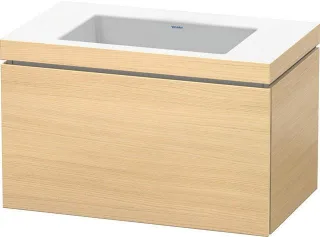 Duravit L-Cube c-bonded Set wandhängend Mediterrane Eiche Matt 800x480x500 mm - LC6917N7171 LC6917N7171