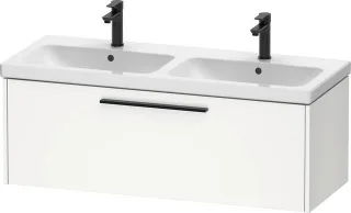 Duravit D-Code Waschtischunterschrank wandhängend Auszug 1, für Doppelwaschtisch  DC46690BD180000