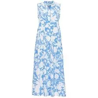 Ringella Sommerkleid Ärmelloses Maxikleid aus feiner Webware in Stufenoptik Feine Webwaren-Qualität