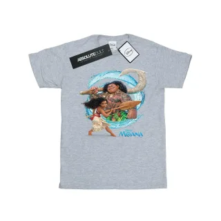 Disney - "Moana And Maui Wave" T-Shirt für Herren (Grau)