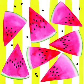 Servietten MELON & STRIPE