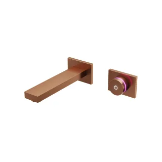 Steinberg Serie 390 iFlow - Vollelektronische Wand-Waschtisch-Armatur, Kupfer gebürstet 390 1816 BC