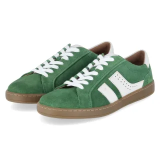 Josef Seibel Low Sneaker LIO 07  Grün - Gr. 41 -  Leder und Textil